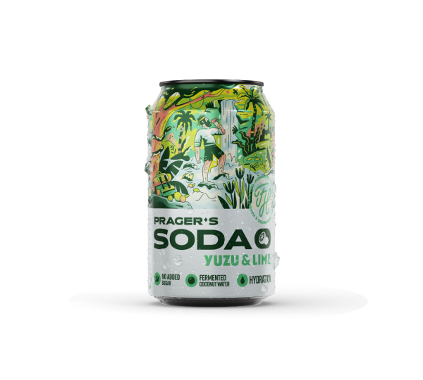 PRAGER'S Soda Yuzu & Lime 330 ML